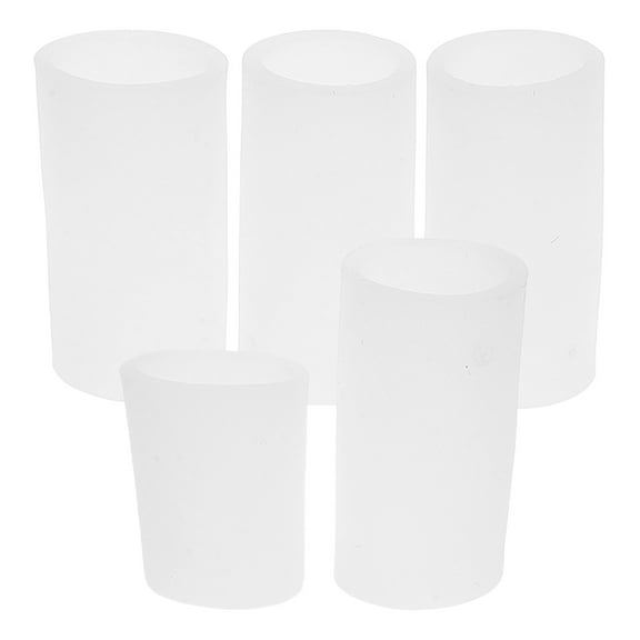 GOOHOCHY 5-Pack Silicone Finger Sleeves Joint Protectors Anti-Freeze Covers Accessories for Hand Care