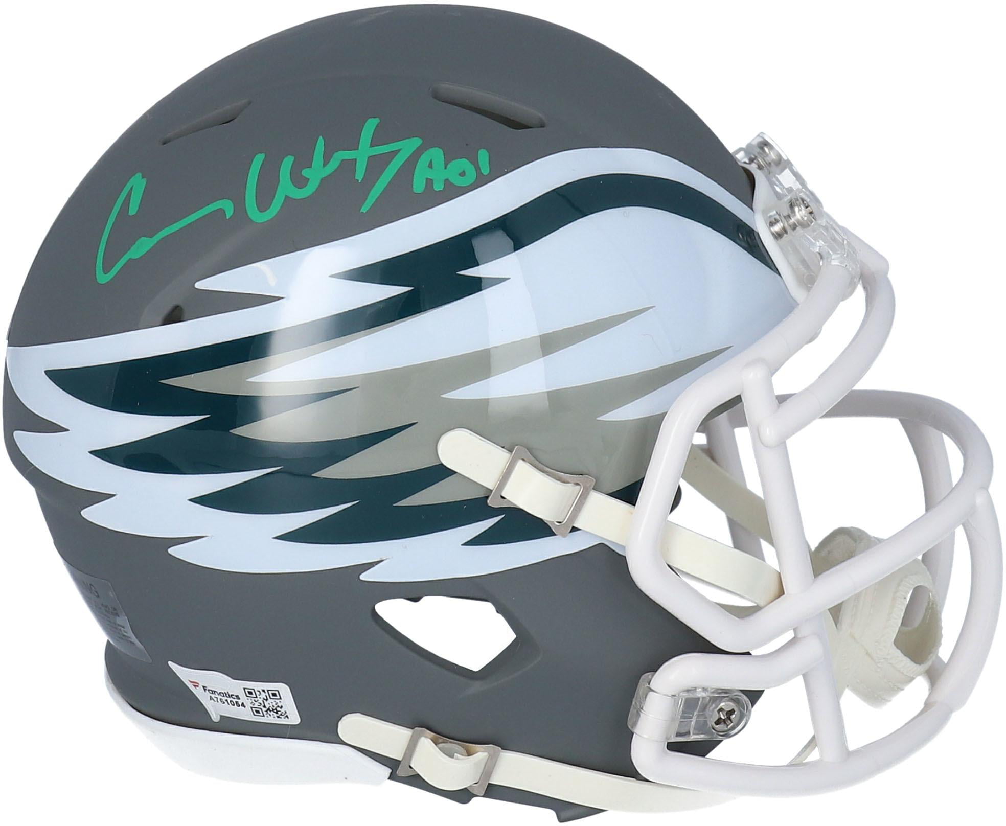 Carson Wentz Philadelphia Eagles Signed Autograph Speed Mini Helmet Helmet Sports Authentic Certified
