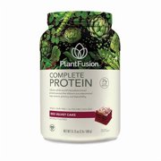 PlantFusion Complete Plant Based Protein Powder, Red Velvet Cake, 21g Protein, 2.0 Lb