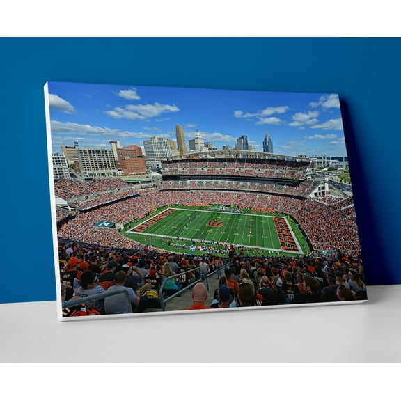 Cincinnati Bengals Stadium Poster or Wrapped Canvas