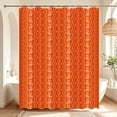 thumbnail image 4 of YHRUWN Boho Floral Shower Curtain Sets with Rugs, 16-Piece Farmhouse Terracotta Bathroom Sets with Hooks, Waterproof Fabric Bathroom Decor Set, 4 of 10