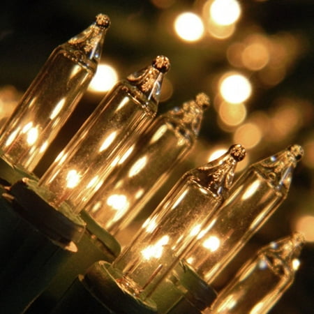 Commercial String Lights 50 Grade Commercial String Lights 50 Grade Outdoor Mini Green Wire Clear
