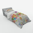 thumbnail image 3 of Ambesonne Garden Bedding Set 4 Pcs, Colorful Meadow Flourish, Queen, Multicolor, 3 of 3