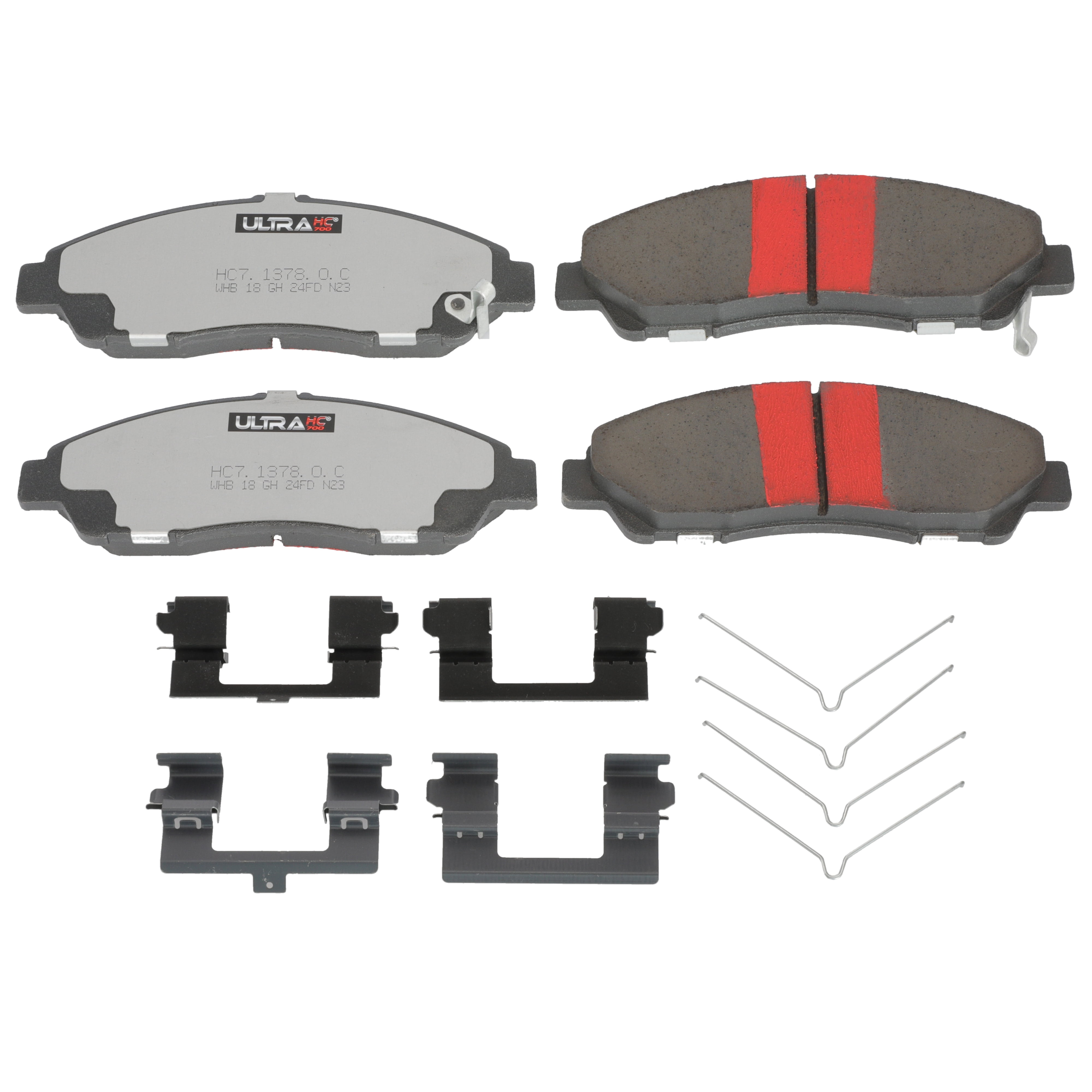 UltraHC 700 Brake Pad Set, Front HC7.1378.0.C, Honda Pilot 2022-2009