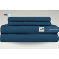 thumbnail image 2 of Sábanas King Size Lisas We2 Dream 100% Algodón Color Azul Petróleo 4 Piezas, 2 of 5