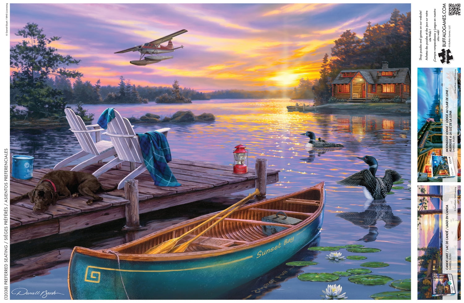 Buffalo Games Preferred Seating 1000-Piece 26.75 x 19.75-inch Interlocking Jigsaw Puzzle for Adults Ages 14+