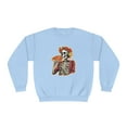thumbnail image 2 of Dia de los Muertos Skeleton Enjoying Pizza - Unisex Sweatshirt, 2 of 4