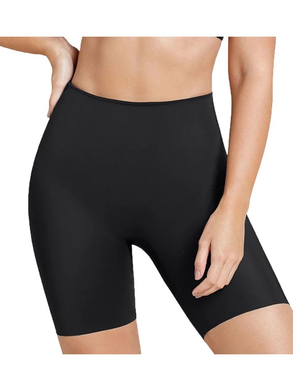 Midrise Anti Chafing Butt Lifter Shaper Short (012992),Large,Black