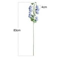 thumbnail image 6 of Artificial Bluebell, Long Stem Silk Campanula Flower Outdoors Fake Plants Faux Plastic Flower for Home Office Decoration, Dining Table Centerpiece, 6 of 8