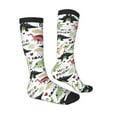 thumbnail image 3 of Bingfone Compression Socks For Women And Men Long Socks For Running Athletic Cycling Nurse-Cute Dinosaurs, 3 of 9