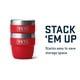thumbnail image 5 of Vaso YETI Rambler, apilable, acero inoxidable, 120 ml, 2 unidades, color rojo, 5 of 8