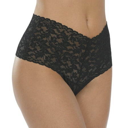 

Hanky Panky Womens Plus Size Signature Lace Retro Thong Style-9K1926X