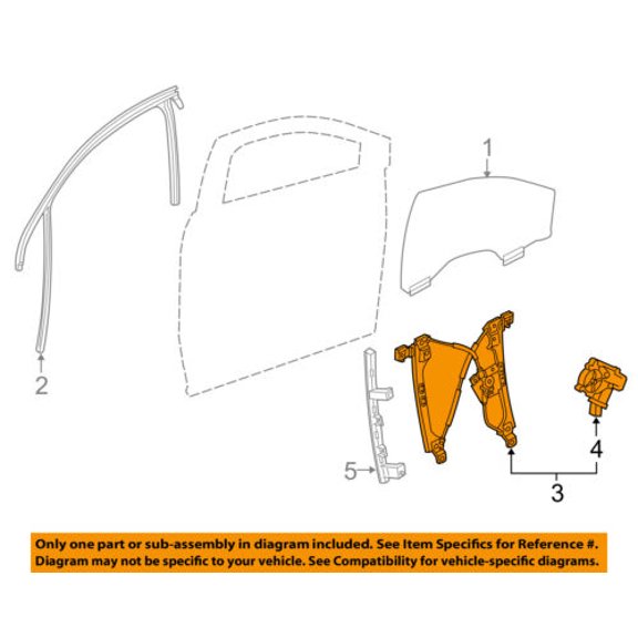 GM OEM-Window Lift Regulator Right 84220351