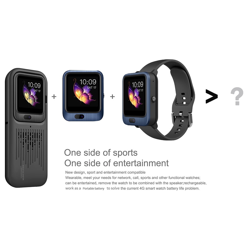 LEMFO LEM11 4G Smart Watch Phone Android 7.1.1 Multifunctional Sports Watch  1.54 inch TFT Color Display 320 X 320 Pixel Smart Bracelet Detachable Strap  with Music Player | Walmart Canada