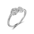 thumbnail image 2 of JewelersClub 0.925 Sterling Silver Accent White diamond Ring for Women | Diamonds for Everyday Womens Wear, 2 of 4