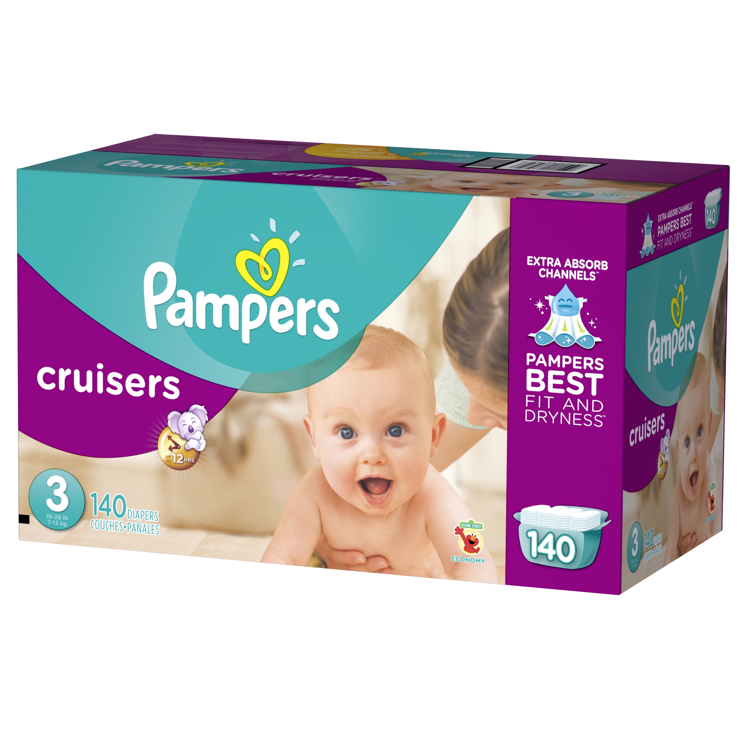 pampers cruisers size 3 walmart