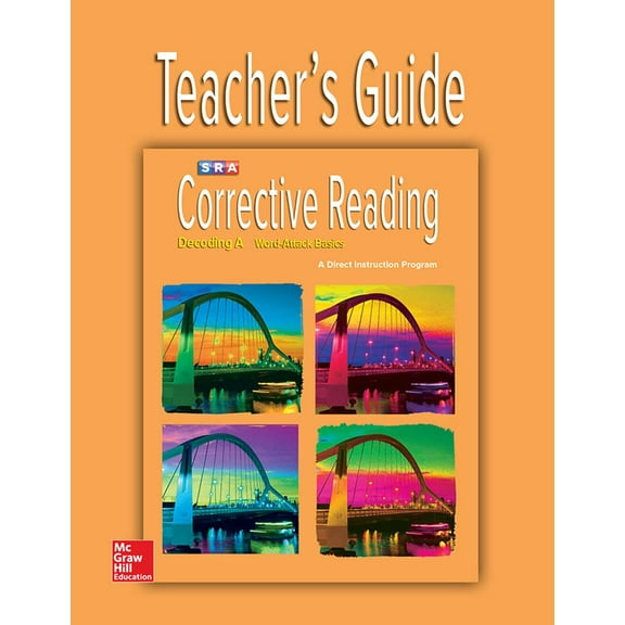 Pre-Owned Corrective Reading Decoding Level A, Teacher Guide 9780076112074 0076112071 -