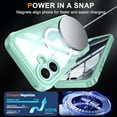 thumbnail image 2 of Étui Magnétique Conçu pour iPhone 16 Plus 6.7 Pouces Grade Militaire Robuste 360 Protection d'Écran Intégrée Compatible avec MagSafe Étui Transparente, 2 of 6