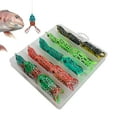 thumbnail image 7 of BESTSKY Frog Fishing Bait, 15 PCS Topwater Fishing Lure, Lifelike Action In Case Weedless Hooks Soft Baits For Bass Snake Catfish Freshwater Saltwater Fishing, 7 of 7