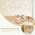 thumbnail image 4 of Bellemave Full Size Montessori Floor Bed, Solid Wood Floor Bed Frame with Fence Railings & Door, Full Playhouse Bed Frame Easy to Assembly,Natural, 4 of 8