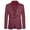 Red, variant on Men's Single Breasted Plaid Blazer Slim Fit Notch Lapel One Button Casual Sport Coat