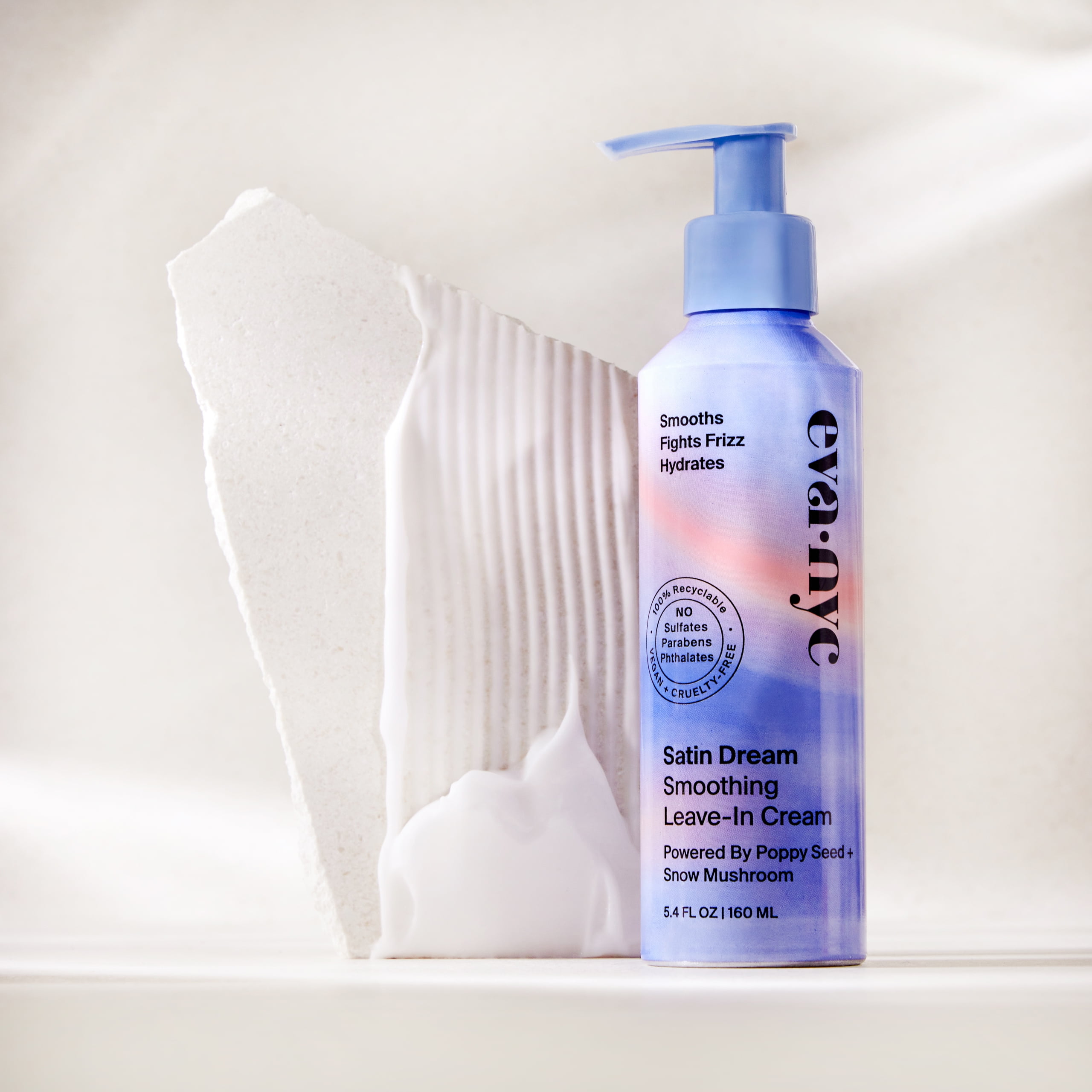 Eva NYC Cruelty-Free Satin Dream Smoothing Leave-In Cream 5.4 fl oz -  Walmart.com