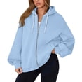 thumbnail image 5 of XUANTAOO Zip Hoodies for Women Y2k Clothes with Pockets Long Sleeve Tops Winter Outfit Daily Outfit Match, 5 of 8