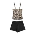 thumbnail image 7 of CONZONE Womens Period Tankini Sets 2 Peice Swimsuits for Women Menstrual Leakproof Swim Bottoms Leopard Lightweight Summer Beach Bathing Suits, 7 of 7