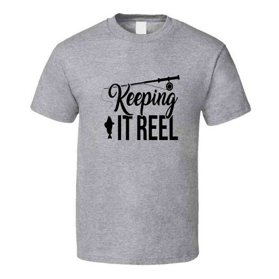 Keeping It Reel Fish And Rod T Shirt Cool Fishing Tee Makes A Great Fishing Gift T Shirt