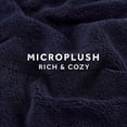 Sunbeam Microplush Electric Heated Blanket, Poseidon Blue, Queen