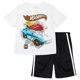 thumbnail image 1 of Conjunto de ropa Hot Wheels: camiseta y pantalones cortos de malla para niños pequeños, 1 of 4