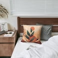 thumbnail image 6 of Mid Century Modern Abstract Boho Throw Pillow Covers 20"x20", Set Of 2, Linen Study Sofa Cushion Cover Indoor Living Room Home Decor, 6 of 7