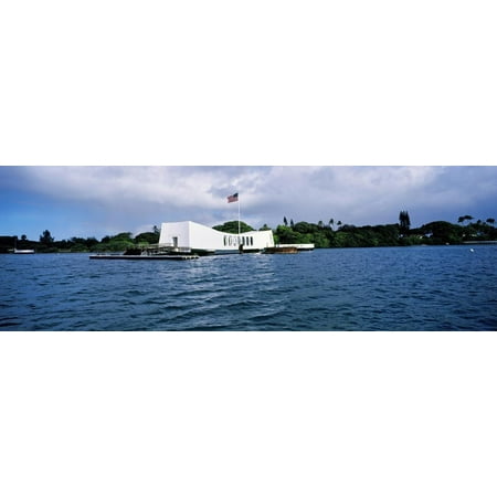 Arizona Memorial Honolulu - Uss Arizona Memorial, Pearl Harbor, Honolulu, Hawaii, USA Print Wall Art By Panoramic Images