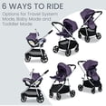 thumbnail image 2 of Britax Willow Grove SC Baby Travel System, Infant Car Seat and Stroller Combo with Alpine Base, ClickTight Technology, SafeWash, Pindot Iris, 2 of 5