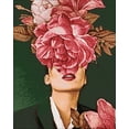 thumbnail image 2 of Diamond Painting Kit Flower Satisfaction Crafting Spark 18.9 x 14.9 in CS2525 Pink Woman, 2 of 5