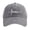 Grey, variant on Christian Jesus Cross Print Baseball Cap Washed Religious Faith Inspired Adjustable Sun Hat for Men Women