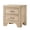 Natural, variant on Nightstand Featuring Center Metal Glide System / Useful for Bedroom Storage