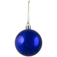 thumbnail image 5 of Northlight 12ct Blue and Silver Glitter Shatterproof 2-Finish Ball Christmas Ornaments 2.25", 5 of 7
