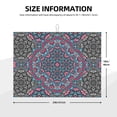 thumbnail image 4 of TEQUAN Dish Drying Mat for Kitchen Counter, Microfiber Super Absorbent Geometric Mandala Floral Tribal Style Prints Dish Drainer Mats, 18 x 24 inches, 4 of 7