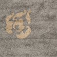 thumbnail image 3 of Safavieh Florida Shag Collection SG458-8013 Grey and Beige Square Area Rug (4' Square), 3 of 4