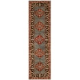 thumbnail image 2 of SAFAVIEH Heritage Hoyt Traditional Wool Runner Rug, Blue/Charcoal, 2'3" x 8', 2 of 6