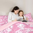 thumbnail image 5 of Homewish Hipple Moth Skull 7-Piece Twin Bedding,Happy Halloween Bedding Comforter Set,Pink,Moon Floral Bed Set,Pink Reversible, 5 of 8