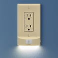 thumbnail image 1 of SnapPower 2 Pack MotionLight [for Décor Outlets] - Motion Detecting LED Night Lights Built-in to Wall Plate - Bright/Dim/Off Options - Auto On/Off Sensor - (Décor, Ivory), 1 of 4
