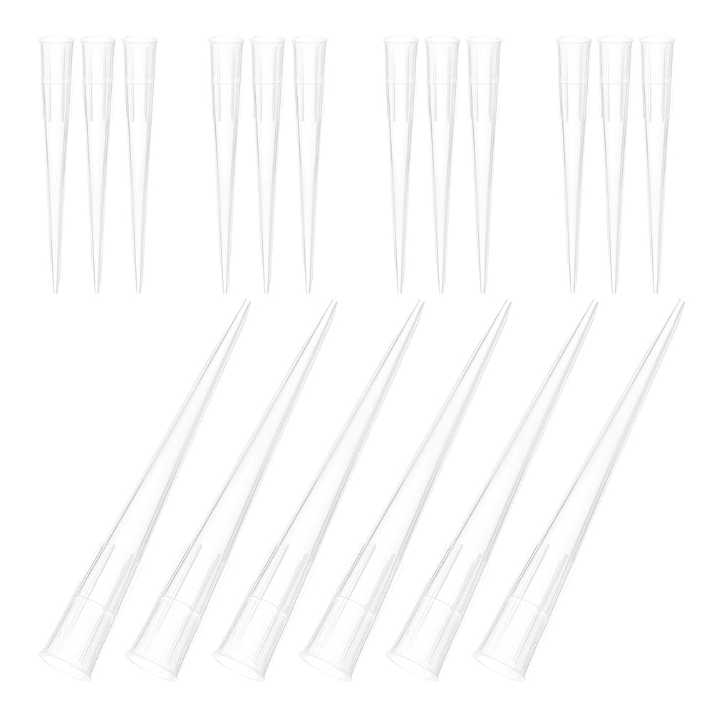 200 Pcs Clear Plastic Artificial Flower Mud Holders 5x0.8x0.7cm for Floral Arrangements and Craft Projects