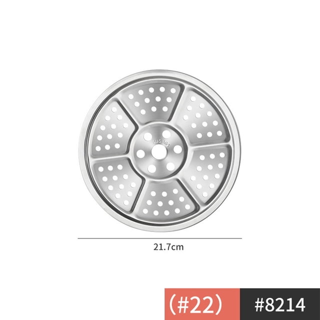304 Stainless Steel 15-39cm Steamer Tray Round Steamer Rack Steaming Plate