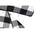 thumbnail image 3 of Fennco Styles Black Buffalo Check Plaid Cotton Christmas Tree Skirt 53" Round for Holiday, Home and Indoor Decorations, 3 of 3