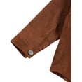 thumbnail image 5 of Gureui Toddler Baby Boys Girls Corduroy Jacket Kids Button Down Long Sleeve Shirt Fall Winter Coats Tops Outwear, 5 of 6