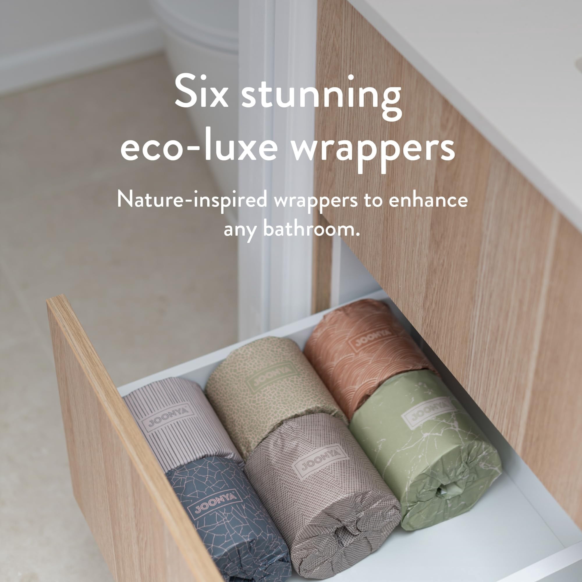 Joonya Bamboo Toilet Paper | 48 Double Length Rolls (370 Sheets) | Pillowy Soft, Ultra Strong | 100% FSC Certified Bamboo