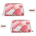 thumbnail image 3 of Gaeub Watercolor Tropical Gnomes Printed Travel Cosmetic Bag,Makeup Bag, Large Capacity Toiletry Bag for Women, Portable Pouch Make Up Organizer with Zipper and Divider, 3 of 8