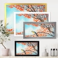 thumbnail image 4 of Beautiful Orange Bird Sitting On Flowering Branch 32 in x 24 in Framed Painting Canvas Art Print, by Designart, 4 of 4